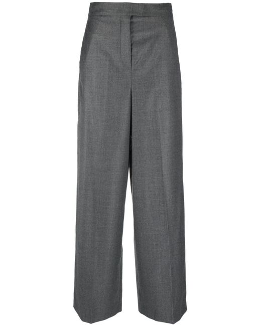 Fendi Wool High-waisted Trousers