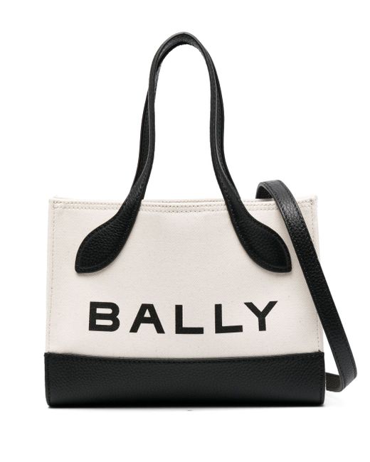 Bally Bar Keep On Mini Cotton Tote Bag