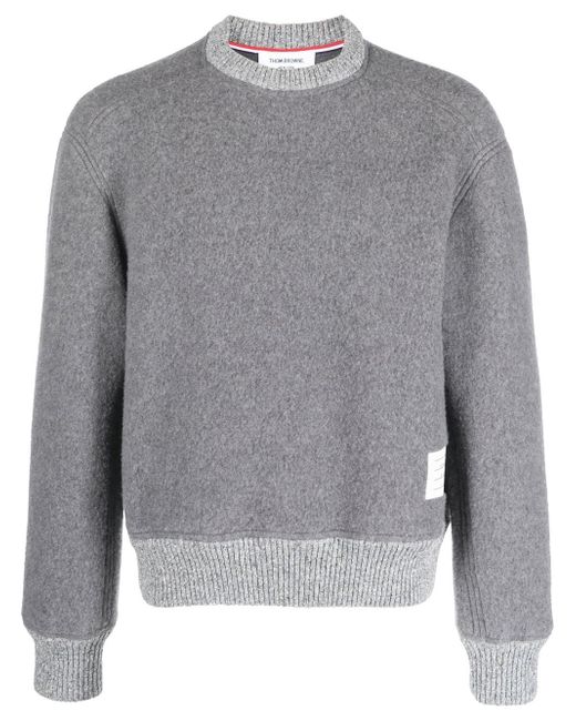 Thom Browne Wool Sweater With Logo