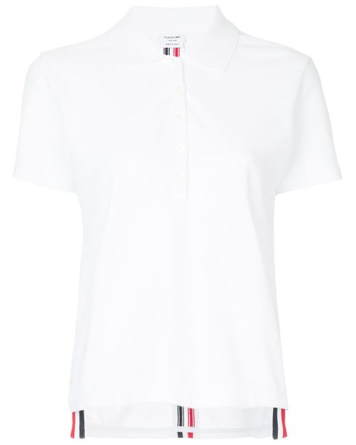 Thom Browne Rwb Cotton Polo Shirt