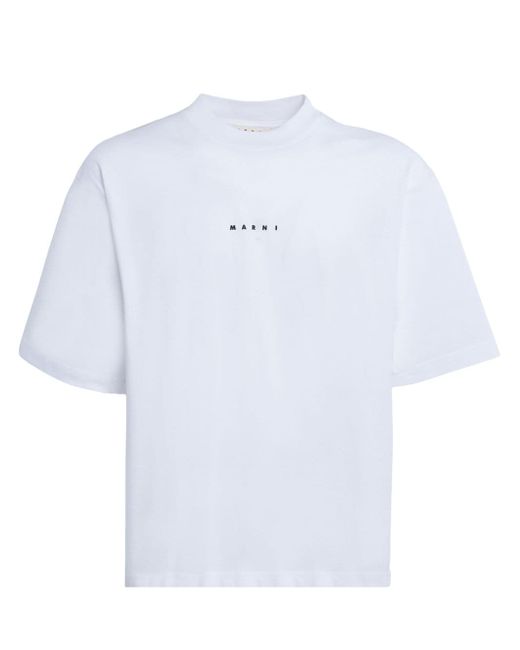 Marni Logo Cotton T-shirt