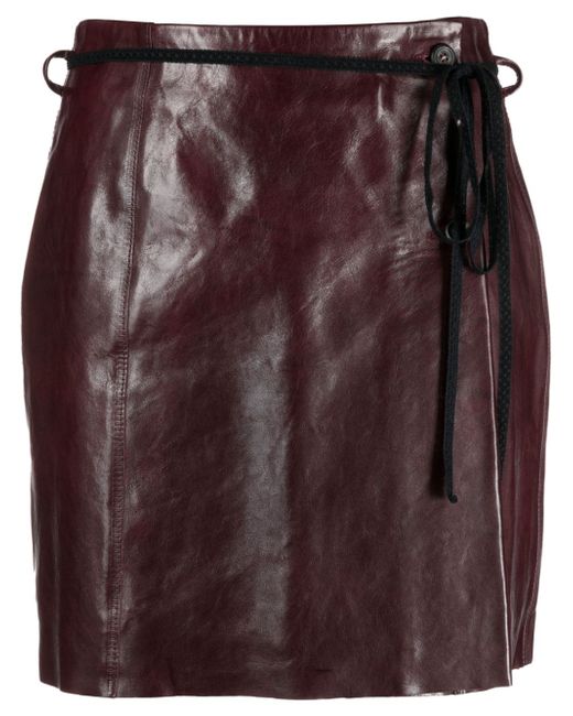 Our Legacy Leather Skirt