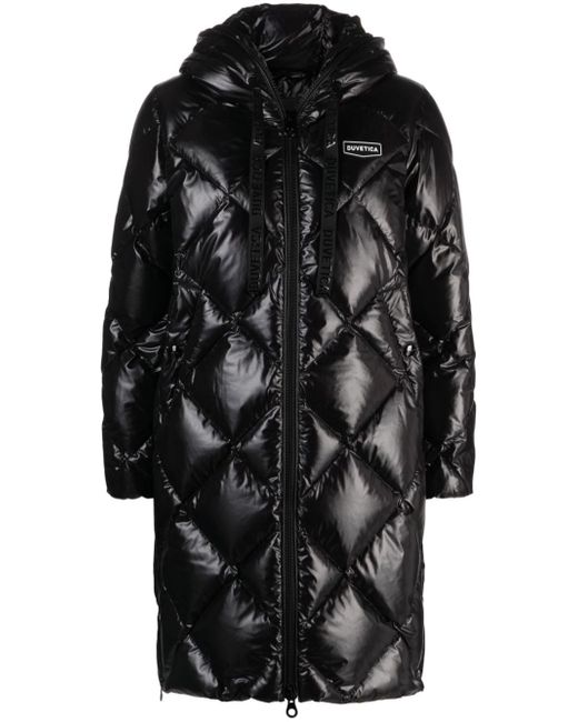 Duvetica Long Quilted Down Jacket