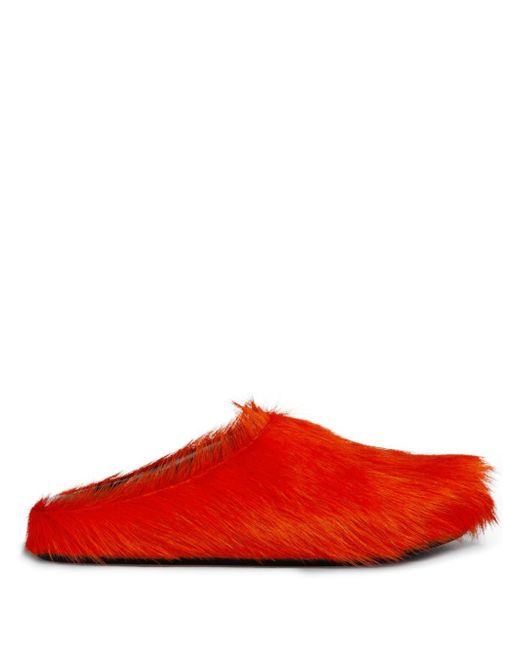 Marni Faux-fur Slippers