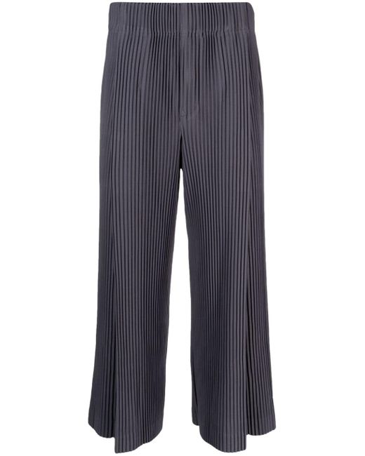 Issey Miyake Pleated Wide Leg Trousers
