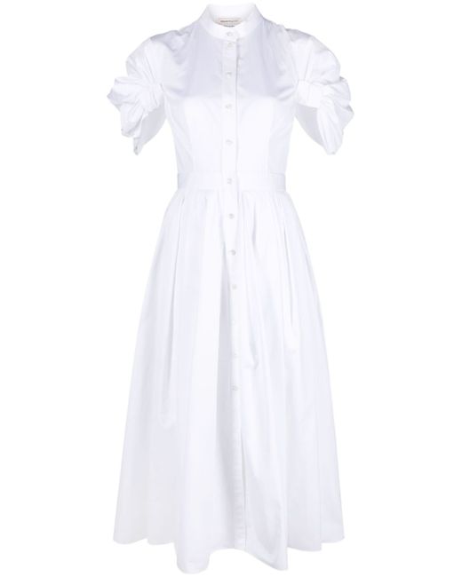 Alexander McQueen Organic Cotton Midi Dress