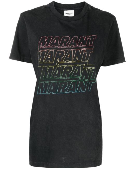 Marant Etoile Zoeline Logo Cotton T-shirt