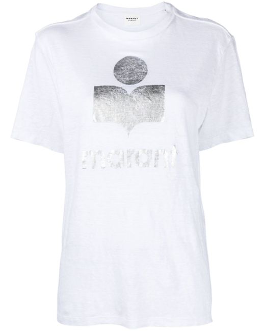 Marant Etoile Zewel Logo Cotton T-shirt