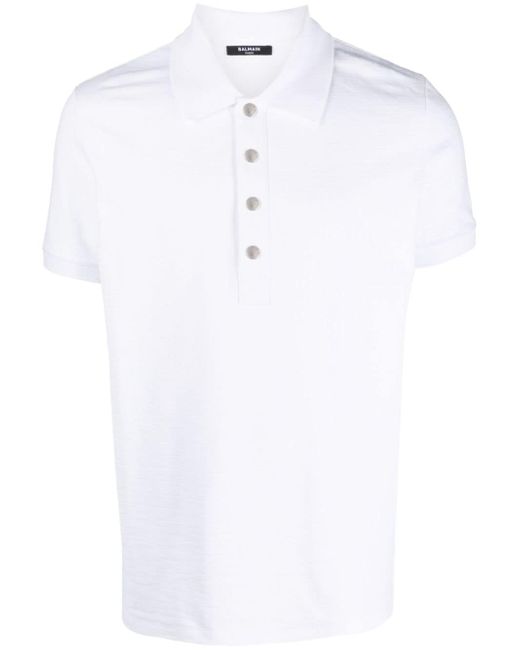 Balmain Cotton Polo Shirt