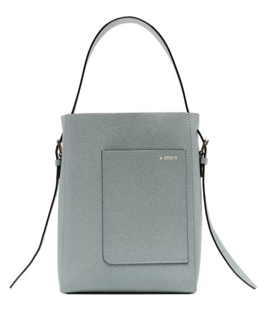 Valextra Small Leather Bucket Bag
