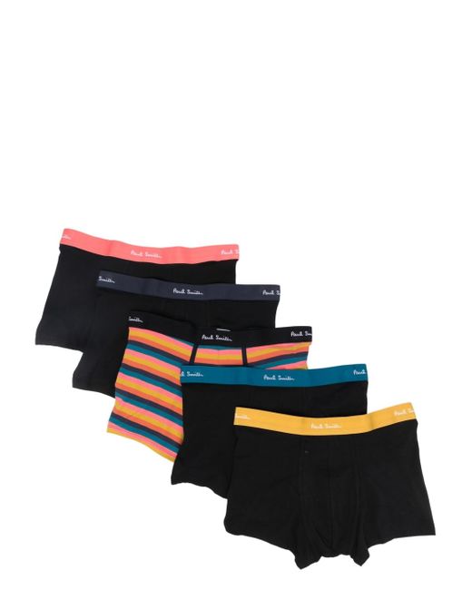 Paul Smith Signature Mixed Boxer Briefs Five Pack