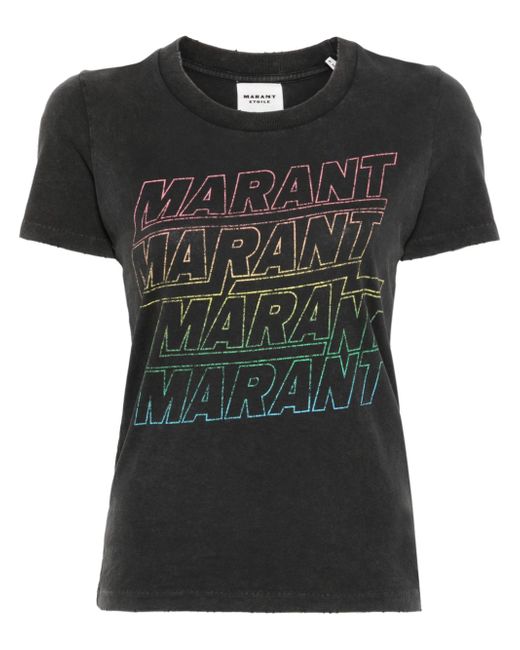 Marant Etoile Ziliani Logo Cotton T-shirt