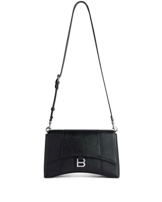 Balenciaga Downtown Leather Crossbody Bag