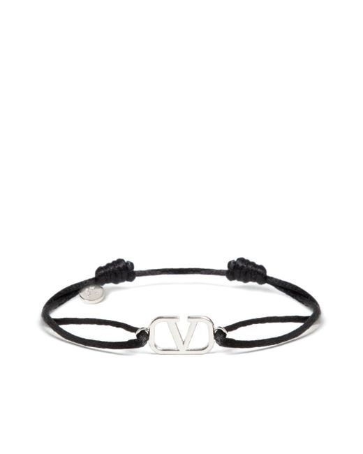 Valentino Garavani Vlogo Signature Leather Bracelet