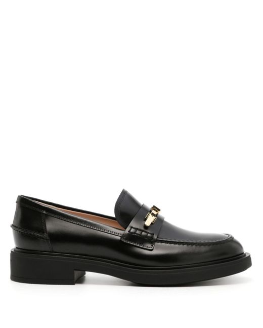 Gianvito Rossi Leather Loafers