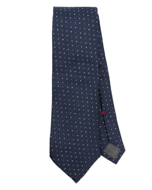 Brunello Cucinelli Silk Dotted Tie