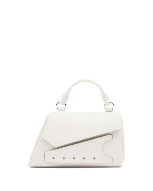 Maison Margiela Snatched Asymmetric Micro Leather Handbag