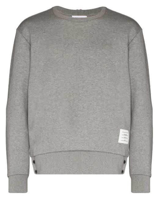 Thom Browne Cotton Sweater With Logo