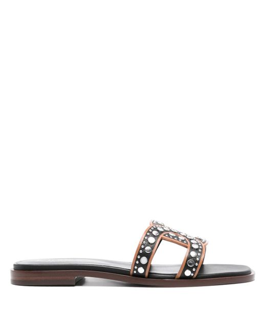 Tod's Leather Flat Sandals