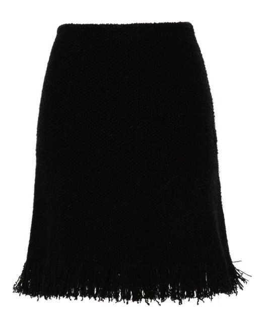 Chloé Wool And Silk Blend Mini Skirt