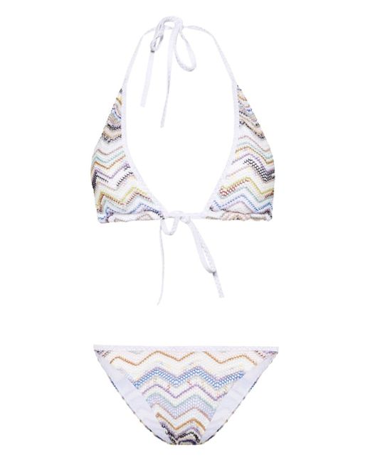Missoni Beachwear Triangle Bikini Set