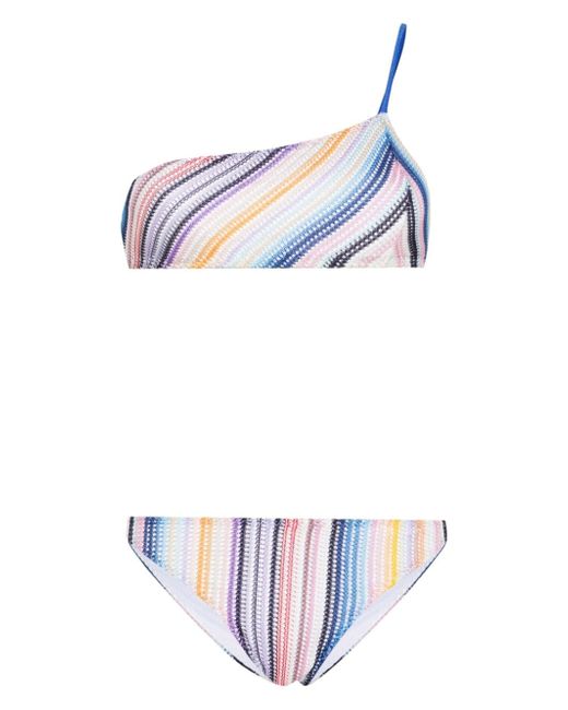 Missoni Beachwear One-shoulder Bikini Set