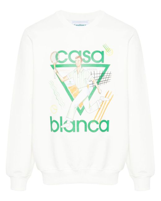 Casablanca Logo Organic Cotton Sweatshirt