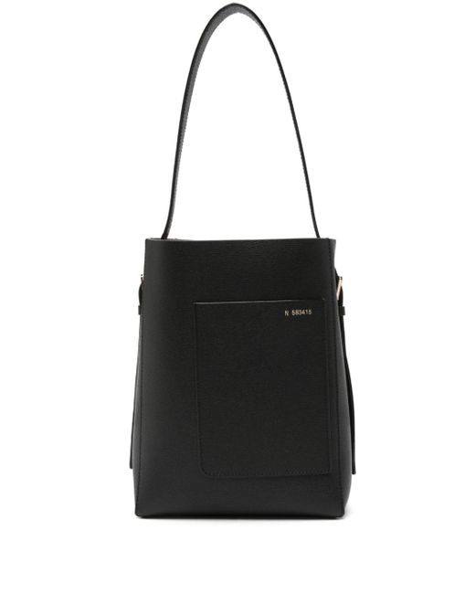 Valextra Small Leather Bucket Bag