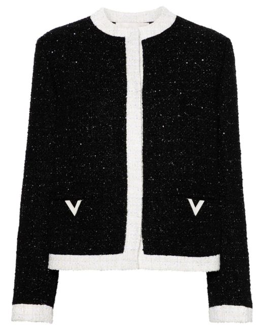 Valentino Tweed Short Jacket