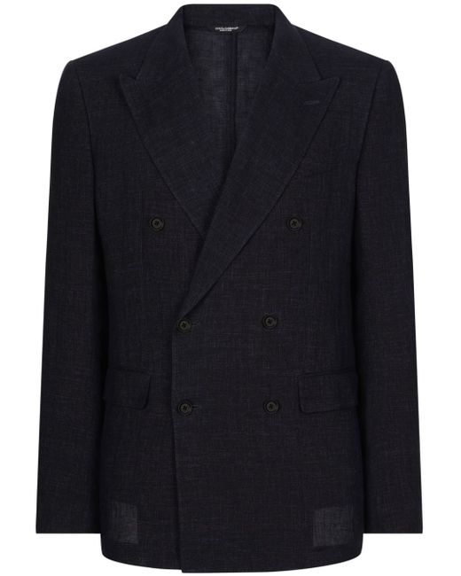 Dolce & Gabbana Linen Double-breasted Jacket