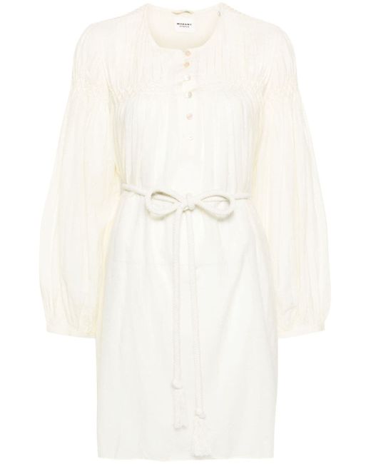 Marant Etoile Adeliani Cotton Blend Mini Dress