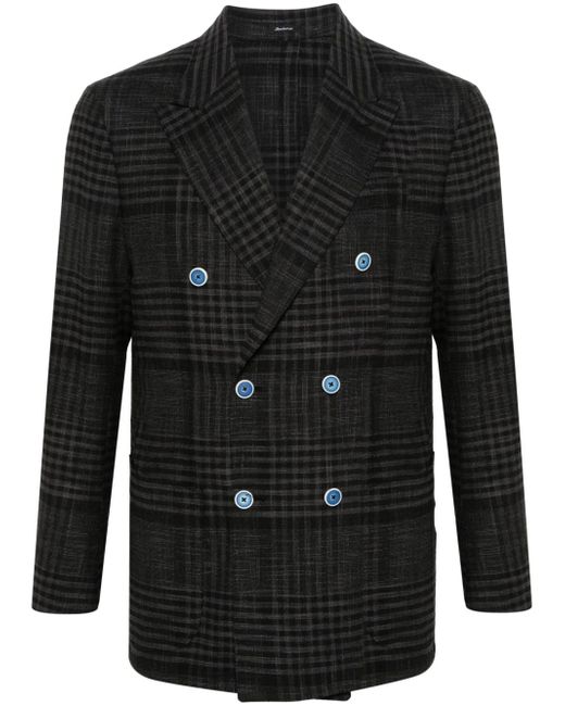Sartorio Wool And Silk Blend Double-breasted Jacket