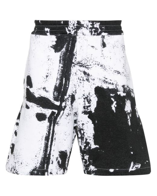 Alexander McQueen Printed Organic Cotton Shorts