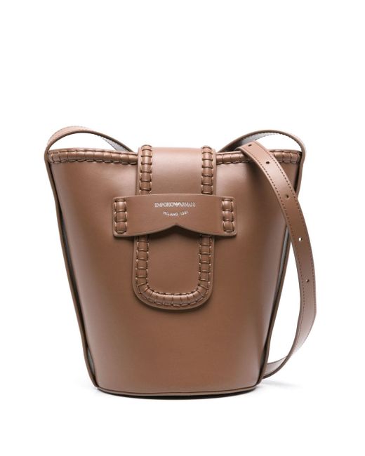 Emporio Armani Leather Bucket Bag