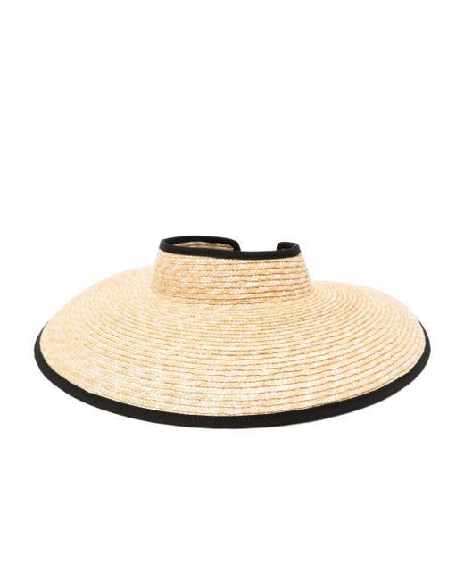 Borsalino Sunny Straw Visor Hat