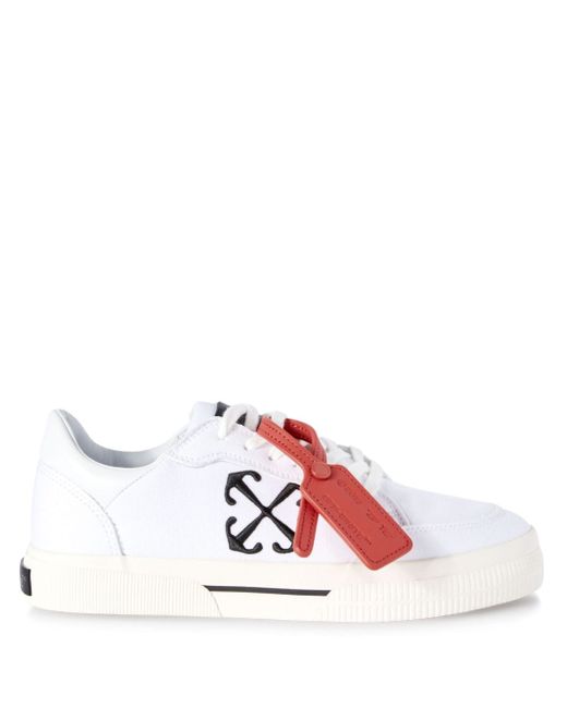 Off-White Low Vulcanized Canvas Sneakers