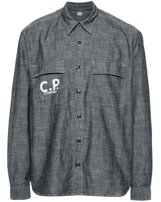 CP Company Logo Denim Shirt