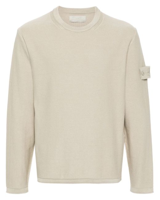 Stone Island Cotton And Cashmere Blend Sweater