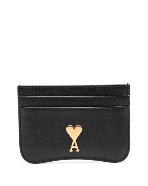 AMI Alexandre Mattiussi Leather Credit Card Holder