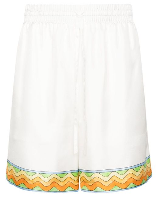 Casablanca Silk Shorts