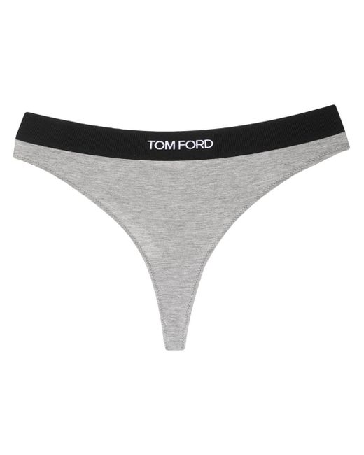 Tom Ford Logo Thong Briefs