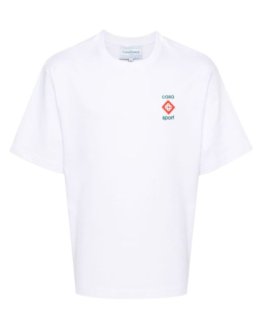 Casablanca Logo Organic Cotton T-shirt
