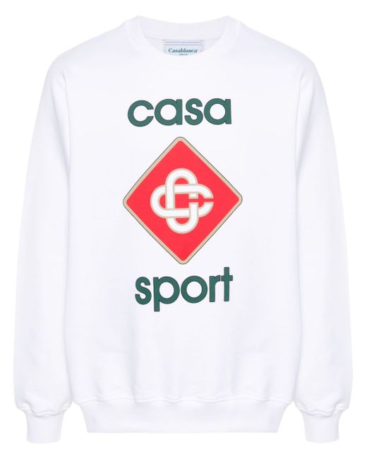 Casablanca Logo Organic Cotton Sweatshirt