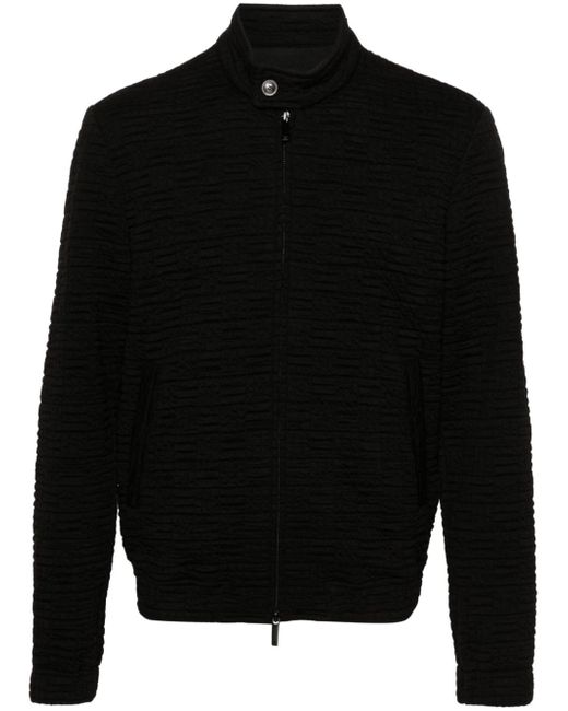 Emporio Armani Wool Blend Zipped Jacket
