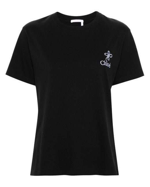 Chloé Logo Cotton T-shirt