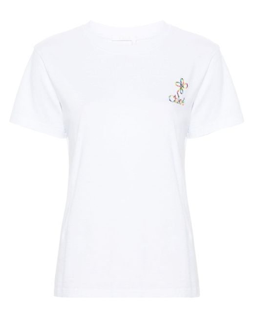 Chloé Logo Cotton T-shirt