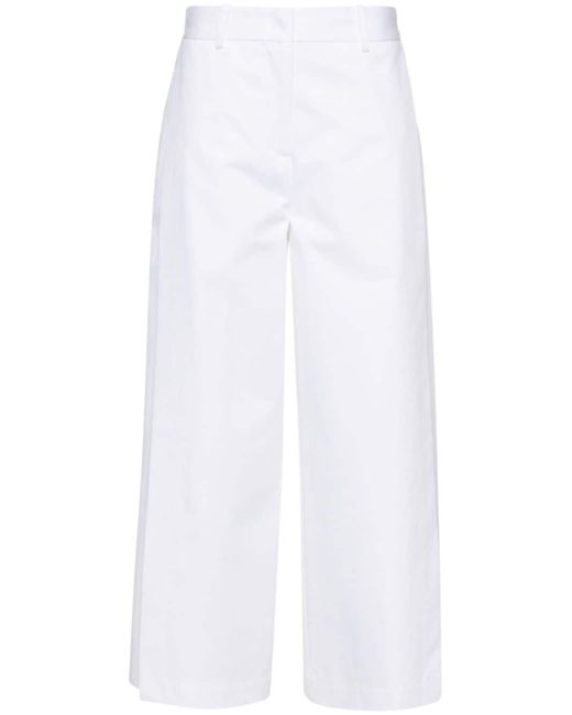 Semicouture Holly Wide Leg Cotton Trousers