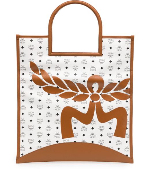 Mcm Shopping Bag With Logo