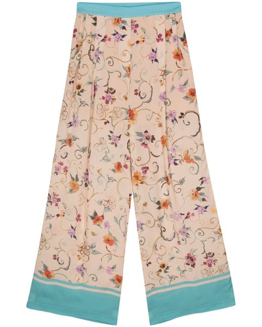 Semicouture Edwina Flower Print Trousers