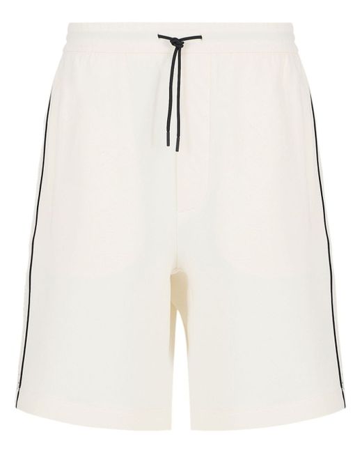 Emporio Armani Logo Cotton Shorts